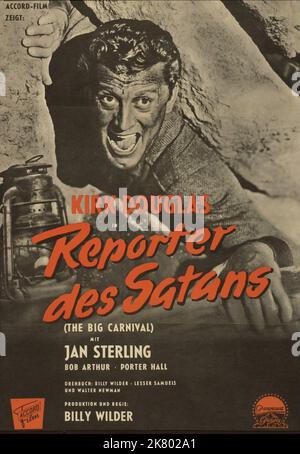 KIRK Douglas film: ACE in the Hole; The Big Carnival (USA 1951) personnages: Chuck Tatum Directeur: Billy Wilder 14 juin 1951 **AVERTISSEMENT** cette photographie est destinée à un usage éditorial seulement et est le droit d'auteur des IMAGES PARAMOUNT et/ou du photographe assigné par la Société de film ou de production et ne peut être reproduite que par des publications en conjonction avec la promotion du film ci-dessus. Un crédit obligatoire pour LES PHOTOS PARAMOUNT est requis. Le photographe doit également être crédité lorsqu'il est connu. Aucune utilisation commerciale ne peut être accordée sans l'autorisation écrite de la Société du film. Banque D'Images