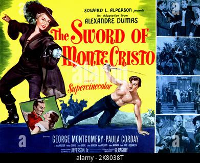 Film Poster film: The Sword of Monte Cristo (1959) Directeur: Maurice Geraghty 01 mars 1951 **AVERTISSEMENT** cette photographie est à usage éditorial exclusif et est le droit d'auteur de 20 CENTURY FOX et/ou le photographe assigné par la Société de film ou de production et ne peut être reproduite que par des publications dans le cadre de la promotion du film ci-dessus. Un crédit obligatoire à 20 CENTURY FOX est requis. Le photographe doit également être crédité lorsqu'il est connu. Aucune utilisation commerciale ne peut être accordée sans l'autorisation écrite de la Société du film. Banque D'Images