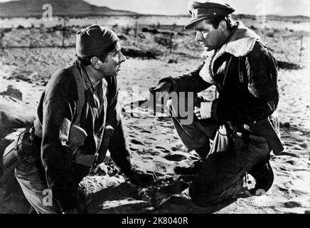 Richard Burton film: The Desert rats (1954) Directeur: Robert Wise 08 mai 1953 **AVERTISSEMENT** cette photographie est destinée à un usage éditorial seulement et est le droit d'auteur de 20th CENTURY FOX et/ou le photographe assigné par la Société de film ou de production et ne peut être reproduite que par des publications dans le cadre de la promotion du film ci-dessus. Un crédit obligatoire à 20th CENTURY FOX est requis. Le photographe doit également être crédité lorsqu'il est connu. Aucune utilisation commerciale ne peut être accordée sans l'autorisation écrite de la Société du film. Banque D'Images