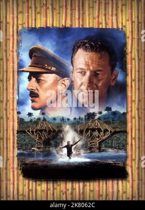 Alec Guinness & William Holden film de l'affiche : le pont sur la rivière Kwai (1957) Directeur : David Lean 02 octobre 1957 **AVERTISSEMENT** cette photographie est à usage éditorial exclusif et est le copyright de COLUMBIA et/ou le photographe assigné par la Société de film ou de production et ne peut être reproduite que par des publications dans le cadre de la promotion du film ci-dessus. Un crédit obligatoire pour LA COLOMBIE est requis. Le photographe doit également être crédité lorsqu'il est connu. Aucune utilisation commerciale ne peut être accordée sans l'autorisation écrite de la Société du film. Banque D'Images