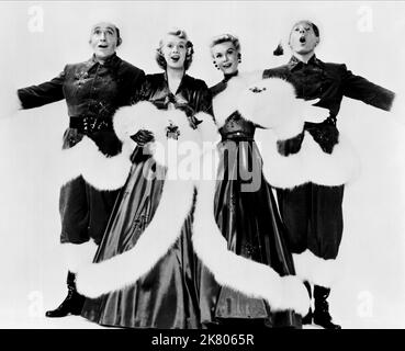 Bing Crosby, Rosemary Clooney, Vera-Ellen & Danny Kaye film: White Christmas (USA 1954) personnages: Bob Wallace, Betty Haynes, Judy Haynes, Phil Davis Directeur: Michael Curtiz 14 octobre 1954 **AVERTISSEMENT** cette photographie est destinée à un usage éditorial exclusif et est protégée par les droits d'auteur des IMAGES DE PARAMOUNT et/ou du photographe attribué par la Société de film ou de production et ne peut être reproduite que par des publications en conjonction avec la promotion du film ci-dessus. Un crédit obligatoire pour LES PHOTOS PARAMOUNT est requis. Le photographe doit également être crédité lorsqu'il est connu. Aucune utilisation commerciale ne peut être accordée Banque D'Images