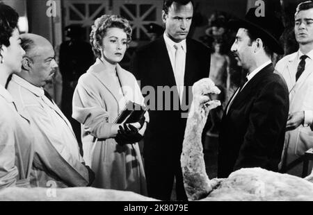 Luis Van Rooten, Adele Mara & Richard Anderson film: Malédiction de l'homme sans visage (1958) personnages: Dr. Carlo Fiorillo, Maria Fiorillo, Dr. Paul Mallon Directeur: Edward L. Cahn 09 août 1958 **AVERTISSEMENT** cette photographie est destinée à un usage éditorial seulement et est le droit d'auteur de ROBERT E. KENT PRODUCTIONS et/ou le photographe assigné par la Société de film ou de production et ne peut être reproduite que par des publications dans le cadre de la promotion du film ci-dessus. Un crédit obligatoire pour LES PRODUCTIONS DE ROBERT E. KENT est requis. Le photographe doit également être crédité lorsqu'il est connu. Aucune utilisation commerciale ne peut l'être Banque D'Images