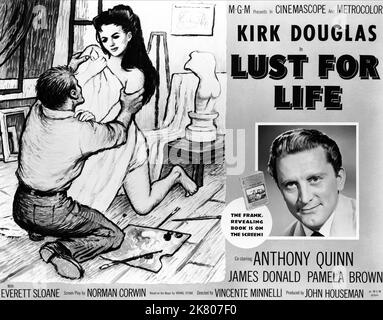 Kirk Douglas film Lust for Life (USA 1956) personnages : Vincent Van Gogh réalisateur : Vincente Minnelli 15 septembre 1956 **AVERTISSEMENT** cette photographie est réservée à un usage éditorial et est la propriété de MGM et/ou du photographe désigné par la société de production et ne peut être reproduite que par des publications en liaison avec la promotion du film ci-dessus. Un crédit obligatoire à MGM est requis. Le photographe doit également être crédité lorsqu'il est connu. Aucune utilisation commerciale ne peut être accordée sans autorisation écrite de The film Company. Banque D'Images