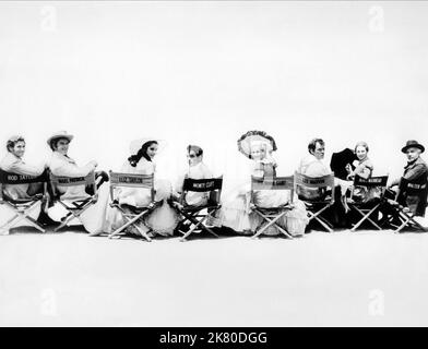 Rod Taylor, Nigel Patrick, Elizabeth Taylor, Montgomery Clift, Eva Marie Saint, Lee Marvin & Agnes Moorehead film: Raintree County (USA 1957) personnages: Garwood B. Jones, Prof. Jerusalem Webster Stiles, Susanna Drake, John Wickliff Shawnessy, Nell Gaither, Orville 'Flash' Perkins, Ellen Shawnessy / Literaturverfilmung (basé sur le livre de Ross Lockridge Jr.) Directeur: Edward Dmytryk 04 octobre 1957 **AVERTISSEMENT** cette photographie est destinée à un usage éditorial exclusif et est le droit d'auteur de MGM et/ou du photographe attribué par la Société de film ou de production et ne peut être reproduite que par les publications i Banque D'Images