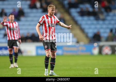 Coventry, Royaume-Uni. 19th octobre 2022. S22/pendant le match de championnat Sky Bet Coventry City vs Sheffield United à Coventry Building Society Arena, Coventry, Royaume-Uni, 19th octobre 2022 (photo de Gareth Evans/News Images) à Coventry, Royaume-Uni, le 10/19/2022. (Photo de Gareth Evans/News Images/Sipa USA) Credit: SIPA USA/Alay Live News Banque D'Images