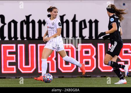 Schaffhausen, Suisse. 19th octobre 2022. SCHAFFHAUSEN, SUISSE - OCTOBRE 19 : Naomi Mégroz du FC Zurich lors du match C de la Ligue des champions de l'UEFA entre le FC Zürich et le Juventus à l'aréna Wefox sur 19 octobre 2022 à Schaffhausen, Suisse. (Marcio Machado/SPP) crédit: SPP Sport presse photo. /Alamy Live News Banque D'Images