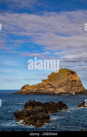 Municipalité de Porto Moniz sur l'île de Madère Banque D'Images