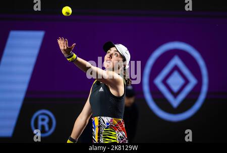 Fernanda Contreras Gomez du Mexique lors de son premier tour de match au tournoi de tennis ouvert Akron WTA 1000 de Guadalajara en 2022 sur 17 octobre 2022 à Guadalajara, Mexique - photo: Rob Prange/DPPI/LiveMedia Banque D'Images