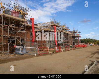 Tilia nouvelles maisons en construction, le Knoll, Landimore Park à la périphérie de Northampton, Royaume-Uni Banque D'Images