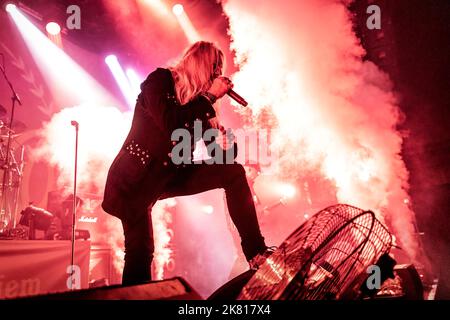 Oslo, Norvège. 18th, octobre 2022. Le groupe britannique de métaux lourds Saxon donne un concert à Rockefeller à Oslo. Ici, le chanteur Biff Byford est vu en direct sur scène. (Crédit photo: Gonzales photo - Terje Dokken). Banque D'Images