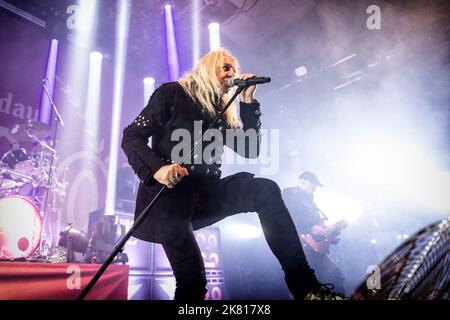 Oslo, Norvège. 18th, octobre 2022. Le groupe britannique de métaux lourds Saxon donne un concert à Rockefeller à Oslo. Ici, le chanteur Biff Byford est vu en direct sur scène. (Crédit photo: Gonzales photo - Terje Dokken). Banque D'Images