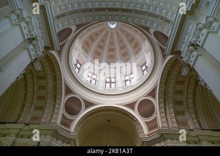 Le dôme de la cathédrale métropolitaine de Porto Alegre, Rio Grande do Sul, Brésil Banque D'Images