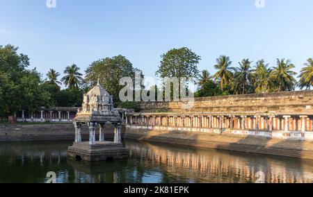 Le temple Ekambareswalar (temple Ekambaranathar) est un temple hindou dédié à la déité Shiva, situé dans la ville de Kanchipuram dans le Tamil Nadu, en Inde Banque D'Images