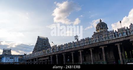 Le temple Ekambareswalar (temple Ekambaranathar) est un temple hindou dédié à la déité Shiva, situé dans la ville de Kanchipuram dans le Tamil Nadu, en Inde Banque D'Images