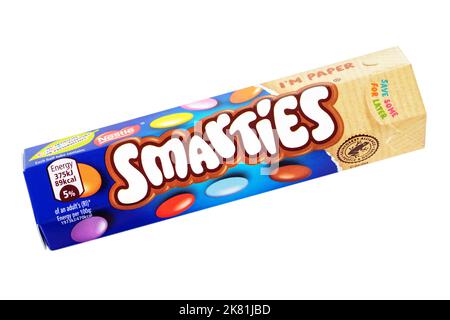 Confiseries au chocolat Smarties par Nestlé Banque D'Images
