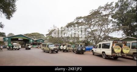PARC NGORONGORO TANZANIE Banque D'Images