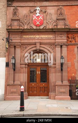 Cutlers Company Livery Hall, Londion, Royaume-Uni: Cutlers sont connus pour avoir pratiqué leur métier à Londres depuis au moins le 2nd ou 3rd siècle après J.-C. Banque D'Images