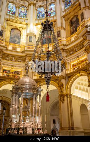 « Grenade. Espagne'; 4 octobre 2022: Détails de la cathédrale de Grenade Banque D'Images