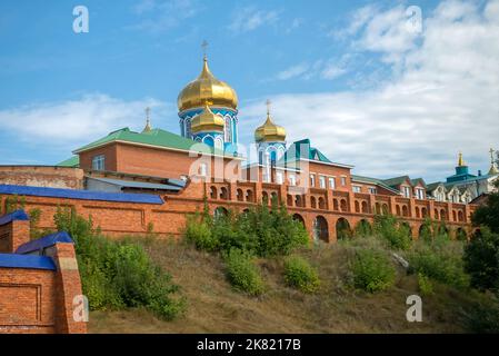 Monastère de Zadonsk Rozhdestvensko-Bogoroditsky dans la ville de Zadonsk, région de Lipetsk Banque D'Images