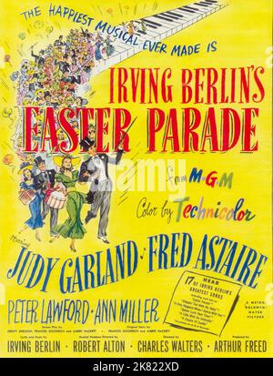 Affiche du film film défilé de Pâques (1948) réalisateur : Charles Walters 07 juillet 1948 **AVERTISSEMENT** cette photographie est réservée à un usage éditorial et est protégée par les droits d'auteur de MGM et/ou du photographe désigné par le film ou la société de production et ne peut être reproduite que par des publications dans le cadre de la promotion du film ci-dessus. Un crédit obligatoire à MGM est requis. Le photographe doit également être crédité lorsqu'il est connu. Aucune utilisation commerciale ne peut être accordée sans autorisation écrite de The film Company. Banque D'Images