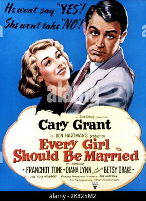 Cary Grant film: Chaque fille devrait être mariée (USA 1948) personnages: Dr Madison Brown Directeur: Don Hartman 25 décembre 1948 **AVERTISSEMENT** cette photographie est destinée à un usage éditorial exclusif et est le droit d'auteur de RKO et/ou le photographe assigné par la Société de film ou de production et ne peut être reproduite que par des publications dans le cadre de la promotion du film ci-dessus. Un crédit obligatoire pour RKO est requis. Le photographe doit également être crédité lorsqu'il est connu. Aucune utilisation commerciale ne peut être accordée sans l'autorisation écrite de la Société du film. Banque D'Images