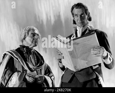 Scène avec Raymond Massey film: Une question de vie et de mort; Stairway to Heaven (1946) personnages: AVEC Abraham Farlan Directeur: Michael Powell, Emeric Pressburger 01 novembre 1946 **AVERTISSEMENT** cette photographie est destinée à un usage éditorial exclusif et est le droit d'auteur du GRADE et/ou du photographe attribué par la Société de film ou de production et ne peut être reproduite que par des publications dans le cadre de la promotion du film ci-dessus. Un crédit obligatoire pour LE RANG est requis. Le photographe doit également être crédité lorsqu'il est connu. Aucune utilisation commerciale ne peut être accordée sans l'autorisation écrite de film Comla Banque D'Images