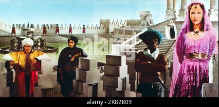 John Justin, Conrad Veidt & June Duprez film: The Thief of Bagdad (USA/UK 1940) personnages: Ahmad, Jaffar, Princess Regie: Michael Powell, Ludwig Berger & Tim Whelan, Directeur: M Powell, L Berger, T Whelan 14 octobre 1940 **AVERTISSEMENT** cette photographie est destinée à un usage éditorial exclusif et est protégée par les droits d'auteur des ARTISTES UNIS et/ou du photographe assigné par la Société du film ou de la production et ne peut être reproduite que par des publications dans le cadre de la promotion du film ci-dessus. Un crédit obligatoire pour LES ARTISTES UNIS est requis. Le photographe doit également être crédité lorsqu'il est connu. Pas de publicité nous Banque D'Images