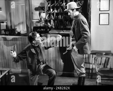 Henry Fonda film le retour de Frank James (USA 1940) personnages : Frank James aka Ben Woodson réalisateur : Fritz Lang 10 août 1940 **AVERTISSEMENT** cette photographie est à usage éditorial exclusif et est la propriété de 20TH CENTURY FOX et/ou du photographe désigné par The film or production Company et ne peut être reproduite que par des publications en liaison avec la promotion du film ci-dessus. Un crédit obligatoire pour 20TH CENTURY FOX est requis. Le photographe doit également être crédité lorsqu'il est connu. Aucune utilisation commerciale ne peut être accordée sans autorisation écrite de The film Company. Banque D'Images