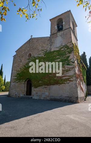 Église Saint-Denis à Tourtour, sud de la France Banque D'Images