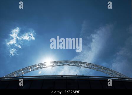 Stade Wembley (perspective alternative) Banque D'Images