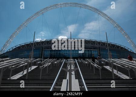Stade Wembley (perspective alternative) Banque D'Images