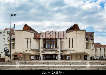 TARGU MURES, MURES, ROUMANIE - 24 AVRIL 2021 : Théâtre National le 24 avril 2021 à Targu-Mures. Banque D'Images