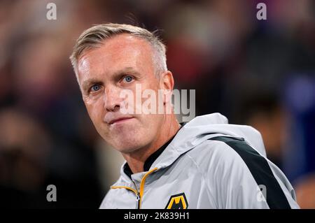 Photo du dossier datée du 18-10-2022 de Steve Davis, le directeur de la garde de Wolverhampton Wanderers, qui dirigera Wolves jusqu'en 2023, a annoncé le club. Date de publication : jeudi 20 octobre 2022. Banque D'Images