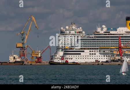 Port d'Héraklion, Crète, Grèce. 2022. Banque D'Images