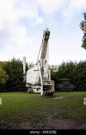 1931 Ruston Bucyrus 25-RB 125 tonnes, pelle à vapeur NZ2154 au Beamish Living Museum, comté de Durham, Royaume-Uni Banque D'Images