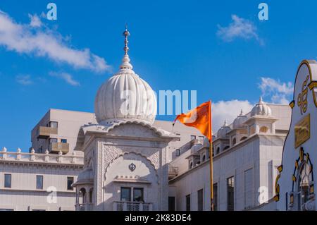 Gurdwara Singh Sabha London East, Barking Banque D'Images