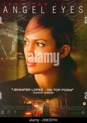 Jennifer Lopez film Poster film: Angel Eyes (USA 2001) Directeur: Luis Mandoki 15 mai 2001 **AVERTISSEMENT** cette photographie est à usage éditorial exclusif et est le copyright de WARNER BROS. Et/ou le photographe assigné par la Société de film ou de production et ne peut être reproduite que par des publications en conjonction avec la promotion du film ci-dessus. Un crédit obligatoire pour WARNER BROS est requis. Le photographe doit également être crédité lorsqu'il est connu. Aucune utilisation commerciale ne peut être accordée sans l'autorisation écrite de la Société du film. Banque D'Images