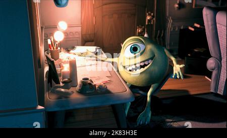 Mike film: Monsters, Inc.; Monsters Inc. (USA 2001) Regie: Pete Docter, David Silverman, Lee Unkrich, Directeur: P Docter,D Silverman,L Unkrich 28 octobre 2001 **AVERTISSEMENT** cette photographie est destinée à un usage éditorial exclusif et est protégée par les droits d'auteur de DISNEY et/ou du photographe attribué par la Société de film ou de production et ne peut être reproduite que par des publications en conjonction avec la promotion du film ci-dessus. Un crédit obligatoire pour DISNEY est requis. Le photographe doit également être crédité lorsqu'il est connu. Aucune utilisation commerciale ne peut être accordée sans l'autorisation écrite de la Société du film. Banque D'Images