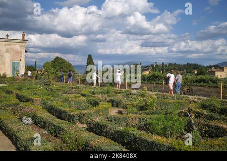 Knight's Garden Terrace dans les jardins Boboli Florence Italie Banque D'Images