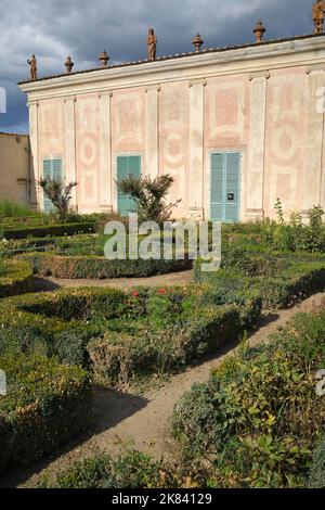 Musée de la porcelaine dans le jardin du Chevalier terrasse Jardins Boboli Florence Italie Banque D'Images