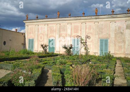 Musée de la porcelaine dans le jardin du Chevalier terrasse Jardins Boboli Florence Italie Banque D'Images