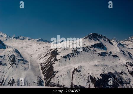 Val d'Isère, espace Kiilly, Savoie, France Banque D'Images