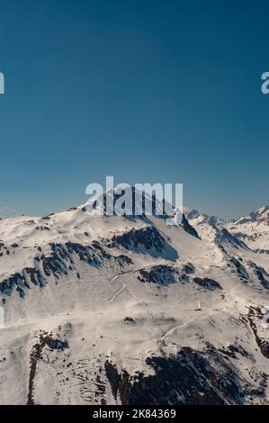 Val d'Isère, espace Kiilly, Savoie, France Banque D'Images