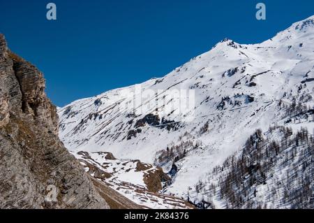 Val d'Isère, espace Kiilly, Savoie, France Banque D'Images