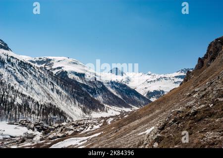 Val d'Isère, espace Kiilly, Savoie, France Banque D'Images