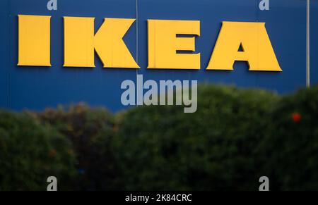 Bucarest, Roumanie - 07 octobre 2022 : magasin IKEA Bucarest Baneasa, dans le nord de Bucarest, Roumanie. Banque D'Images