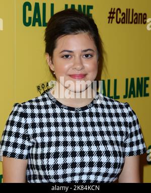 Grace Edwards arrive à la première d'appel de Jane qui s'est tenue au Centre de Skirball à Los Angeles, CA, jeudi, 20 octobre . (Photo de Juan Pablo Rico/Sipa USA) Banque D'Images