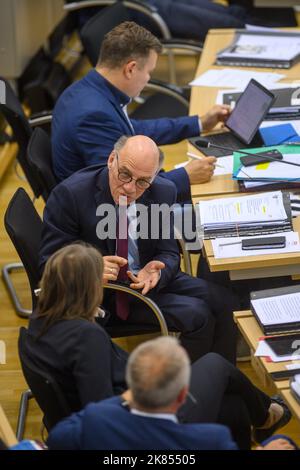 PRODUCTION - 21 juin 2022, Saxe-Anhalt, Magdebourg: Siegfried Borgwardt, Président de la CDU au Parlement de Saxe-Anhalt. Photo: Klaus-Dietmar Gabbert/dpa Banque D'Images