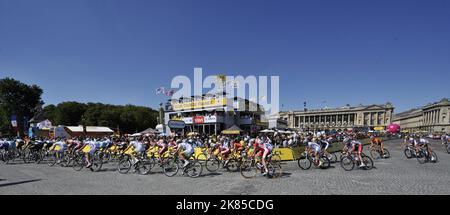 Tour de France 2012, étape 20, dernier jour de Paris Banque D'Images