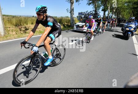 Edvald Boasson Hagen de Team Sky. Banque D'Images